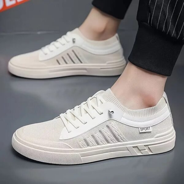 Men's Breathable Slip On Casual Shoes Low Top Comfy Outdoor Walking Hiking Camping All Seasons - Image 8