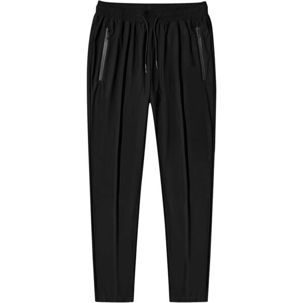 Men's Sweatpants with Zip Pockets, Tapered Joggers Trousers for Men Athletic Casual Pants Thin for Summer for Workout, Running, Casual Wear S-XL