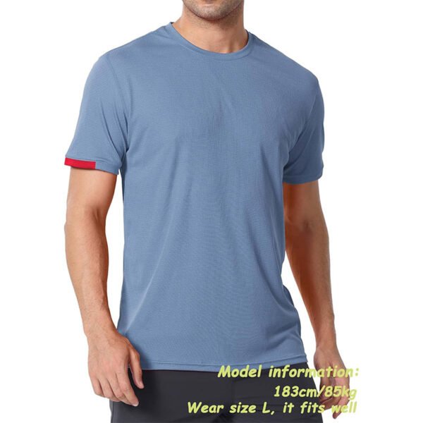 Zoofly 3 Pack Running Shirts Men T Shirt Men T Shirts Gym Shirts For Men Multipack Shirts Men Sport Shirts Hiking Shirts For Men Mens Running Shirts Mens T Shirts Working Dry Fit Shirts For Activewear - Image 4