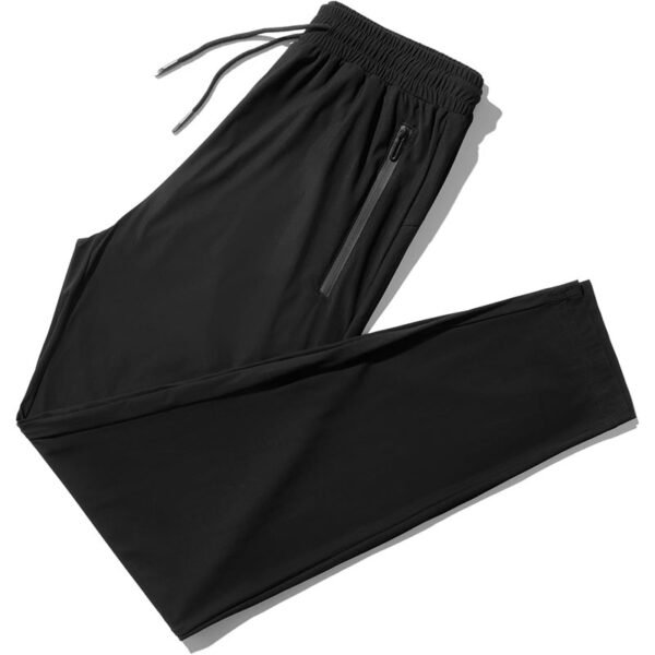 Men's Sweatpants with Zip Pockets, Tapered Joggers Trousers for Men Athletic Casual Pants Thin for Summer for Workout, Running, Casual Wear S-XL - Image 2