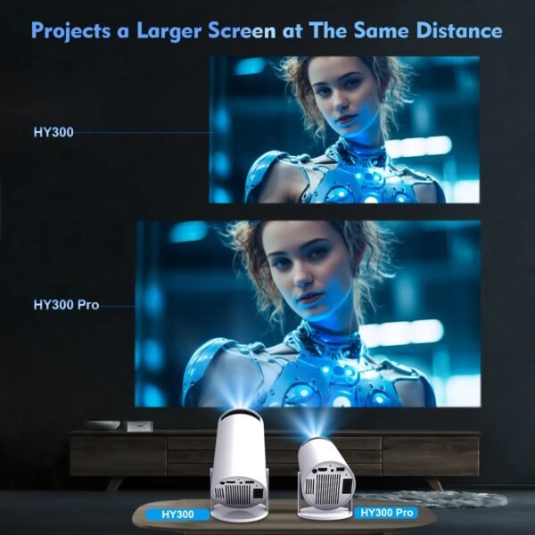 Magcubic Projector HY300 Pro 4K Android 11 Dual Wifi6 260ANSI Allwinner H713 BT5.0 1080P 1280*720P Home Cinema Outdoor Projetor - Image 3