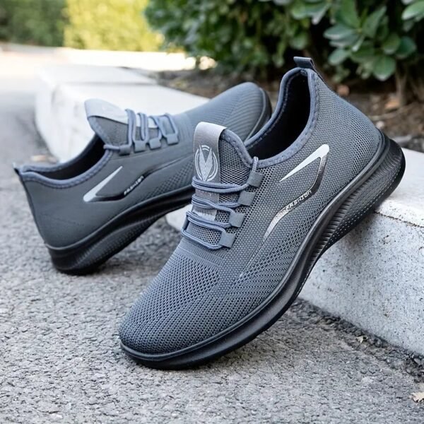 Men's Lightweight Sneakers - Breathable Athletic Shoes - Running Basketball Workout Gym - Image 5