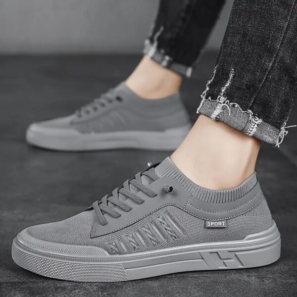 Men's Breathable Slip On Casual Shoes Low Top Comfy Outdoor Walking Hiking Camping All Seasons - Image 5