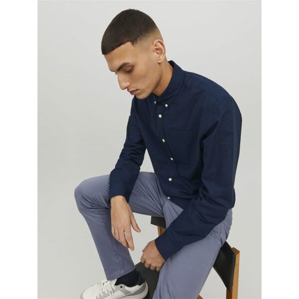 Jack & Jones mens Jjeoxford Shirt L/S Noos Shirt - Image 4