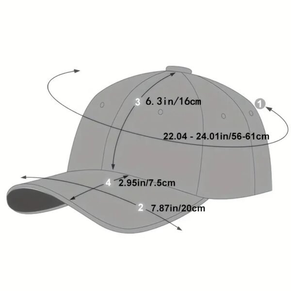 Men's Waterproof Breathable Thin Baseball Cap For Summer, 5 Colors Available, Small Size, Ideal Choice For Gifts - Image 6