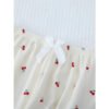 Cherry Print Pajama Set, Long Sleeve Buttons Top & Elastic Waistband Pants, Women's Sleepwear & Loungewear - Image 4