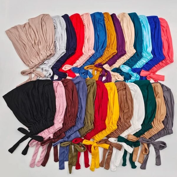 New Soft Modal Muslim Turban Hat Inner Hijab Caps Islamic Underscarf Bonnet India Hats Female Headwrap Turbante Mujer - Image 2