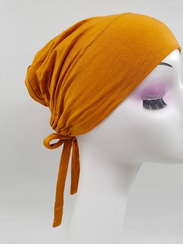 New Soft Modal Muslim Turban Hat Inner Hijab Caps Islamic Underscarf Bonnet India Hats Female Headwrap Turbante Mujer - Image 5