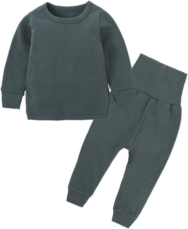 HZYBABY Baby Girls Boys Thermal Underwear Set Toddler Cotton Base Layer Soft Warm Jammies
