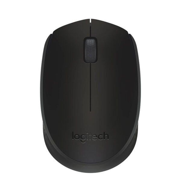 Logitech M171 Wireless Mouse for PC, Mac, Laptop, 2.4 GHz, Optical Tracking, 12-Months Battery Life, Ambidextrous-Black