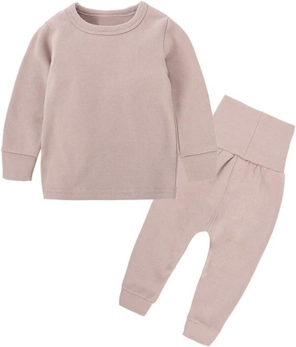 HZYBABY Baby Girls Boys Thermal Underwear Set Toddler Cotton Base Layer Soft Warm Jammies - Image 4