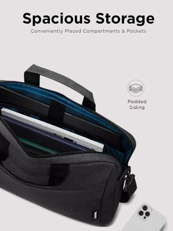 Lenovo T210 15.6 Inch Toploader Laptop Backpack, Black - Image 7