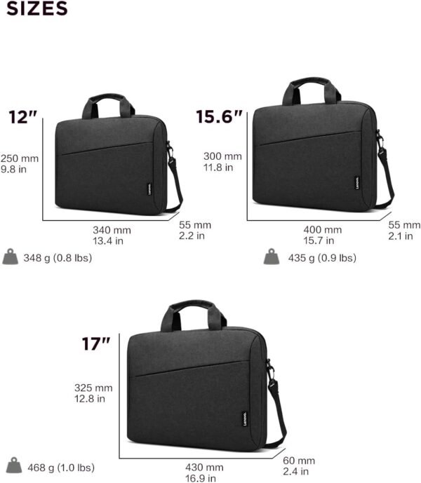 Lenovo T210 15.6 Inch Toploader Laptop Backpack, Black - Image 6