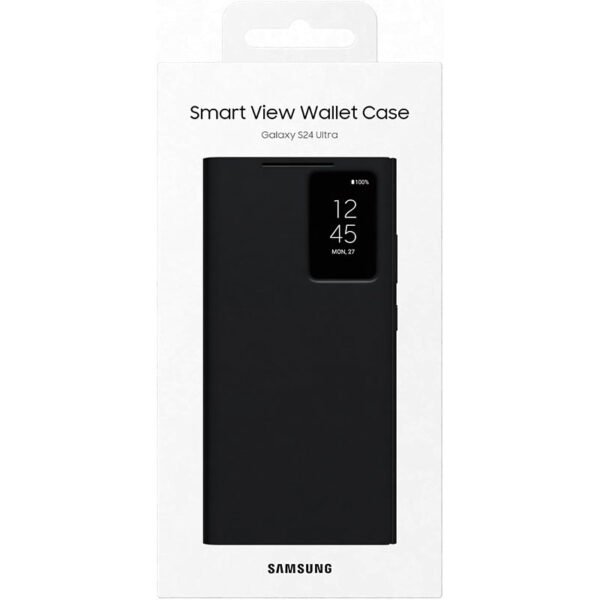 Samsung Galaxy S24 Ultra Smart View Wallet Case, Black - Image 7