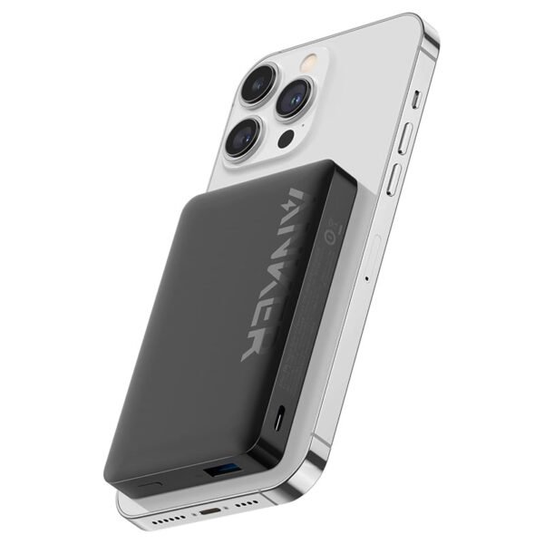 Anker Magnetic Power Bank 10K, Wireless Portable Charger, 20W Fast Charging Battery Pack with USB-C Compatible with Magsafe, iPhone 15/15 Plus/15 Pro/15 Pro Max, iPhone 14/13/12 Series