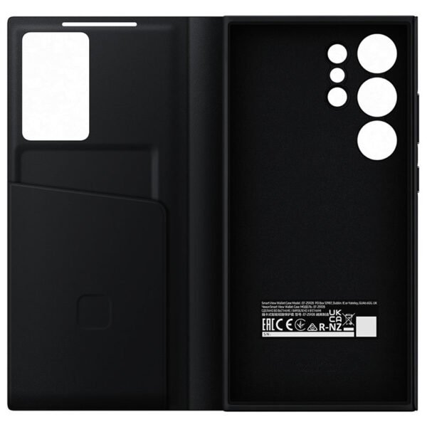 Samsung Galaxy S24 Ultra Smart View Wallet Case, Black - Image 6