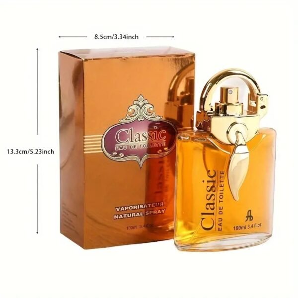 100ml Classic Desert Scent Eau De Toilette For Men, Floral Spicy Amber Fragrance, Perfume For Sports, Casual Dates, Gatherings, Couple's Scent, Perfect For Anniversary, Gift For Men Father's Day Gift - Image 5