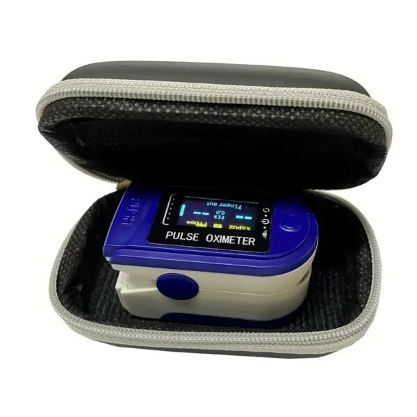 1pc Zippered Storage Bag, Fingertip Pulse Cover Specially Designed Silicone Protector, Flexibility Case Wear‑Resistant Home For Travel - Image 2