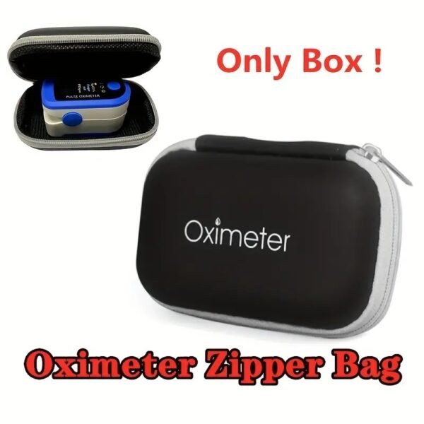 1pc Zippered Storage Bag, Fingertip Pulse Cover Specially Designed Silicone Protector, Flexibility Case Wear‑Resistant Home For Travel - Image 5