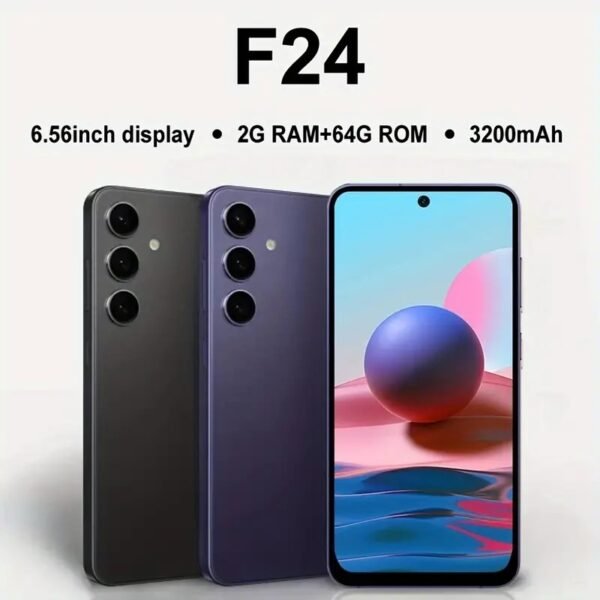 F24 Dual-SIM Android Smartphone 2024, 16.66cm LCD Display, 2GB RAM, 64GB Storage, 720p Face Recognition, Wireless/USB/Wi-Fi Connectivity, Non-Waterproof, 3G, 3200mAh Battery, Basic Mobile Phone - AT&T - Image 3