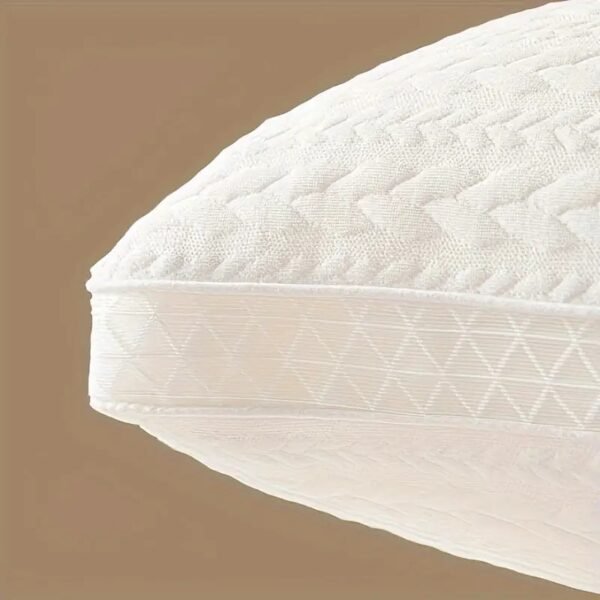 Luxury Supportive Bed Pillow: Unmatched Comfort with Net-Trimmed, Wheat Ear Grid Design - Expertly Crafted for Neck & Shoulder Relief - Perfect Guest Room Accent and Stylish Home Decor - Image 2