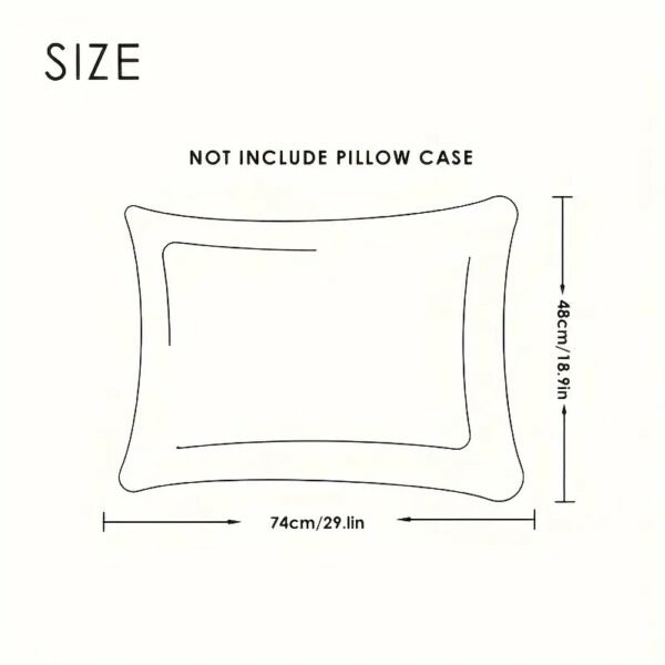 Luxury Supportive Bed Pillow: Unmatched Comfort with Net-Trimmed, Wheat Ear Grid Design - Expertly Crafted for Neck & Shoulder Relief - Perfect Guest Room Accent and Stylish Home Decor - Image 4