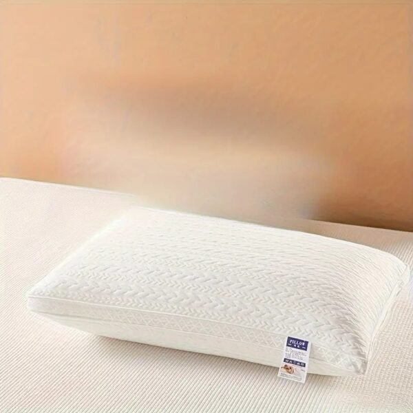 Luxury Supportive Bed Pillow: Unmatched Comfort with Net-Trimmed, Wheat Ear Grid Design - Expertly Crafted for Neck & Shoulder Relief - Perfect Guest Room Accent and Stylish Home Decor - Image 6