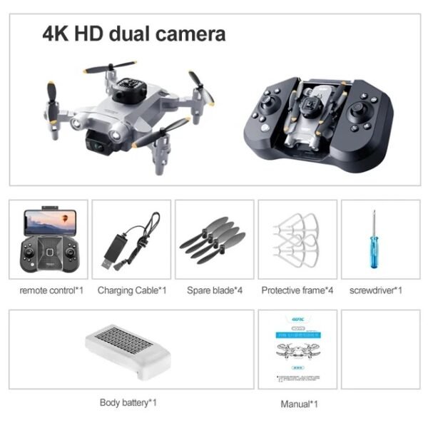 XIAOMI 4DRC V30 Mini Drone with Camera HD 4K 1080P FPV RC Drones Profesional Five-sided Obstacle Avoidance Helicopter Drone Toy - Image 3