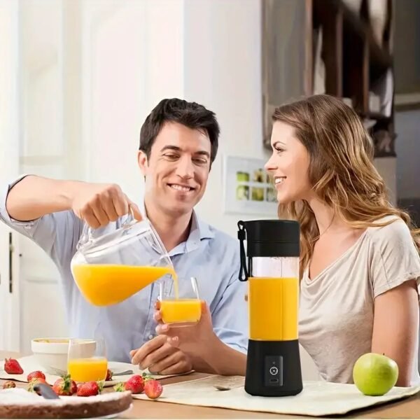 1pc, USB Rechargeable Portable Fruit Blender - Effortless Smoothies, Shakes, and More - Perfect for Fitness Enthusiasts, Outdoor Activities, and Kitchen Supplies - Image 6