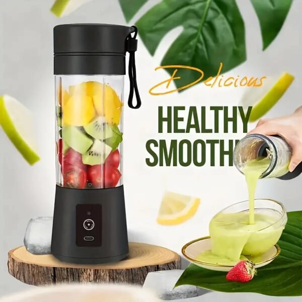 1pc, USB Rechargeable Portable Fruit Blender - Effortless Smoothies, Shakes, and More - Perfect for Fitness Enthusiasts, Outdoor Activities, and Kitchen Supplies - Image 3